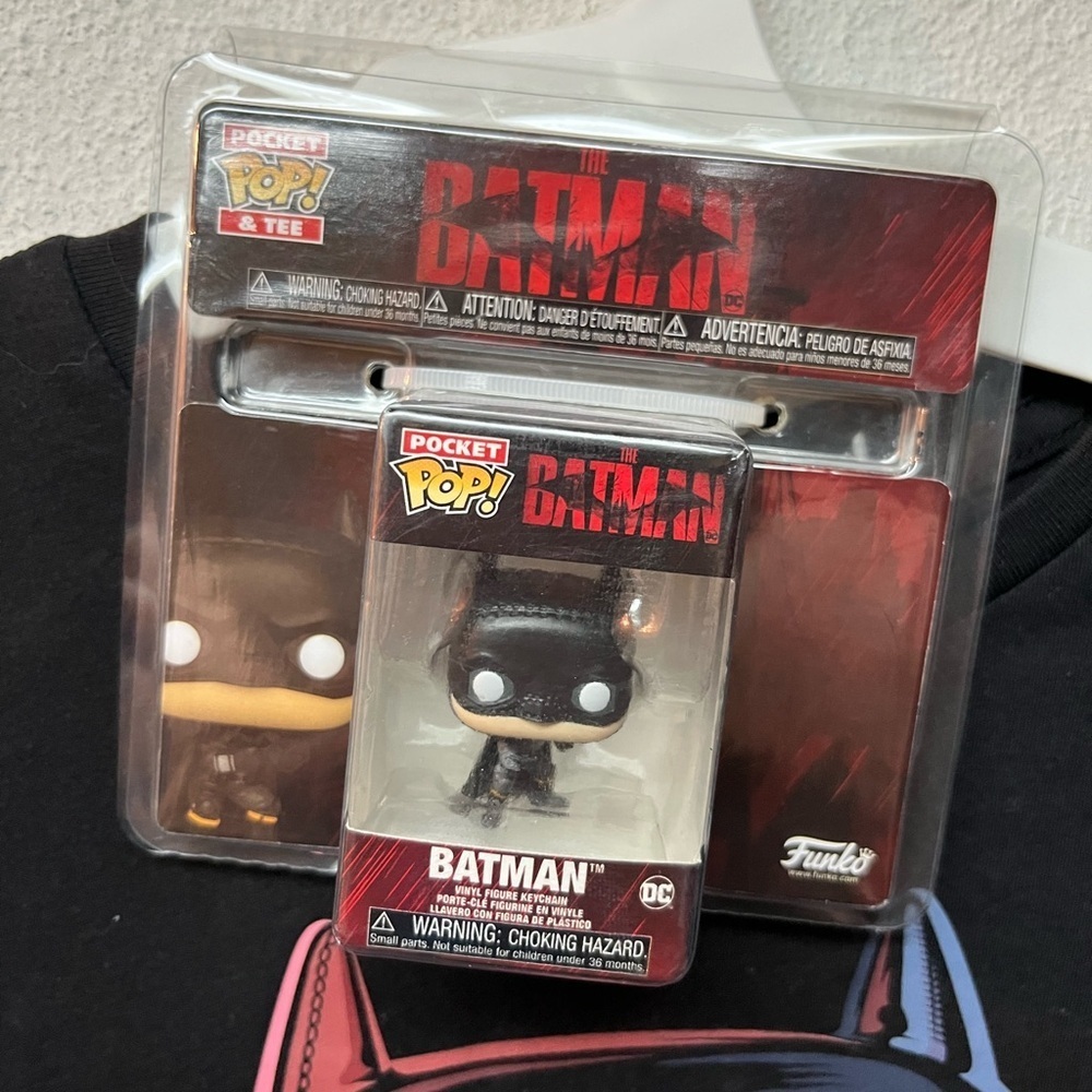 Funko Pocket Pop Batman with Black and Red Design - Picture 2 of 5